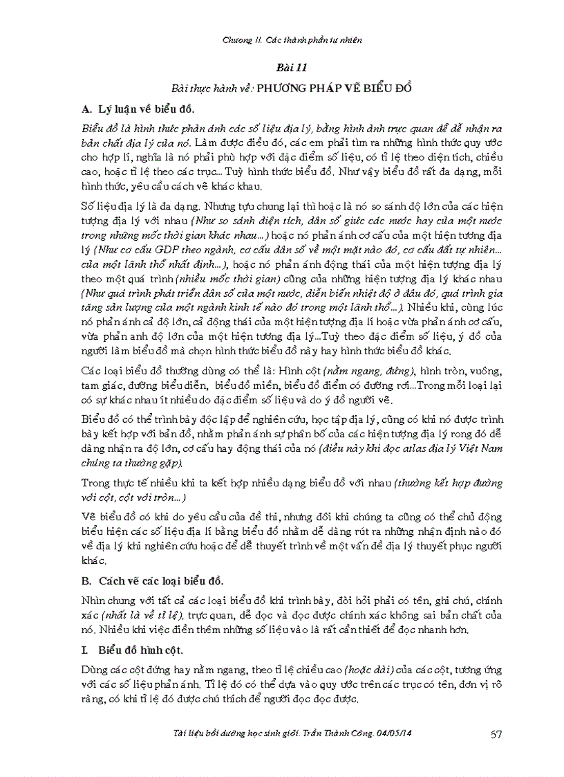 image for page Thực hành Biểu đồ địa lý