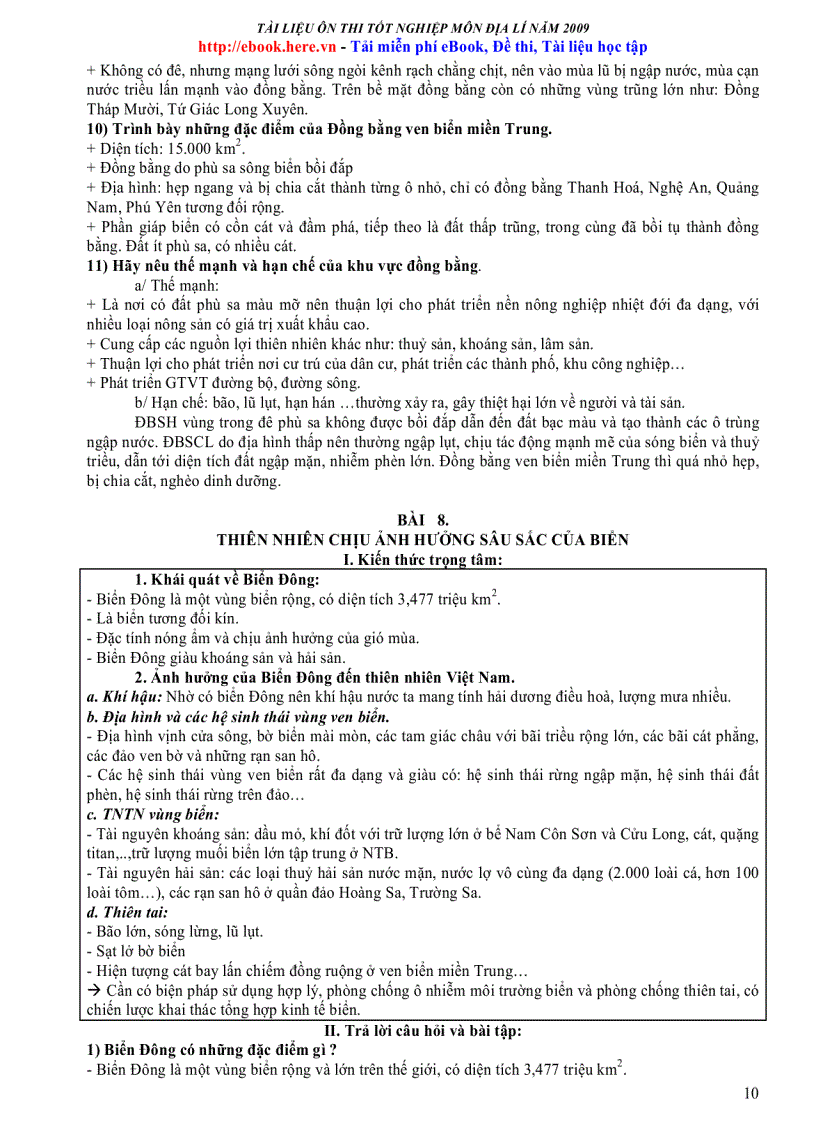 image for page Tổng hợp các tài liệu ôn thi Địa lý