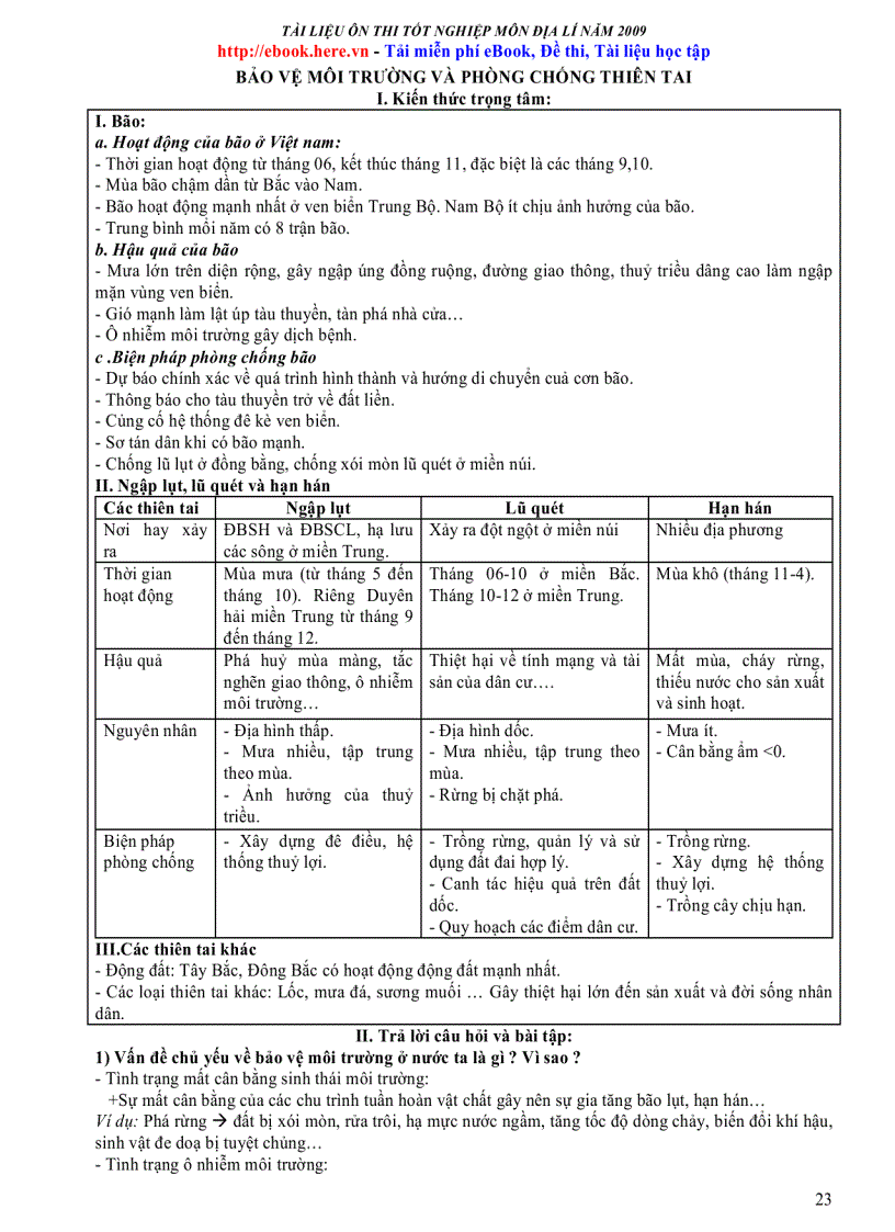 image for page Tổng hợp các tài liệu ôn thi Địa lý