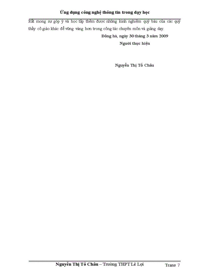 image for page Ứng dụng công nghệ thông tin trong dạy học