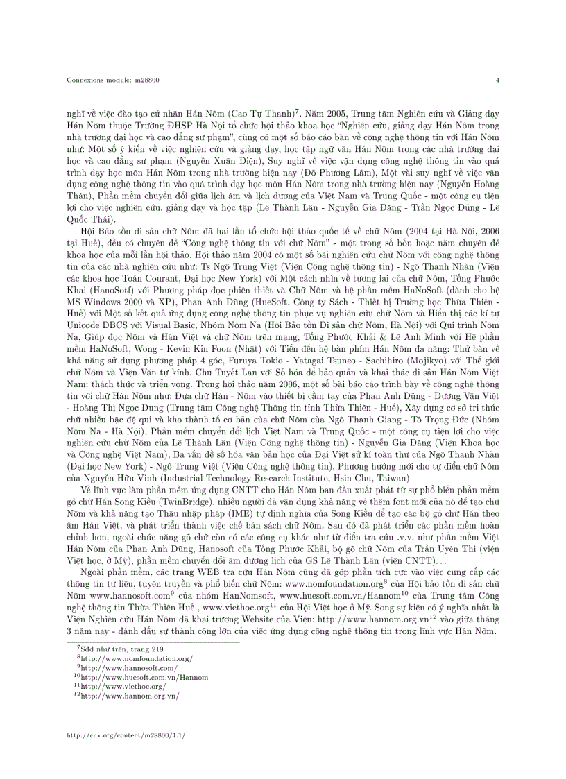 image for page Ứng dụng Công nghệ Thông tin vào dạy học và nghiên cứu môn Hán Nôm ở trường đại học