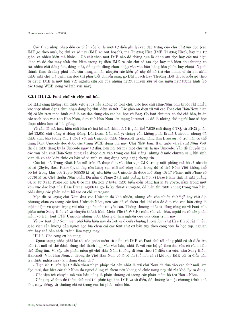 image for page Ứng dụng Công nghệ Thông tin vào dạy học và nghiên cứu môn Hán Nôm ở trường đại học