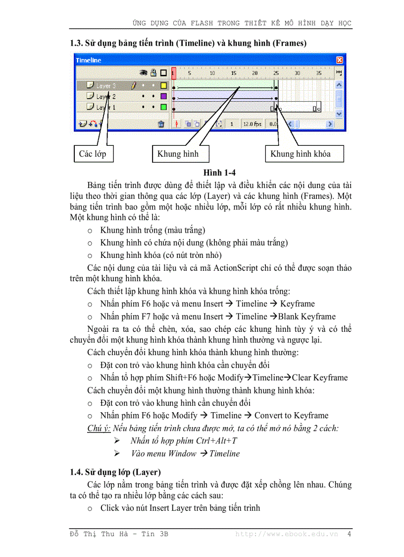 image for page Ứng dụng của Flash trong thiết kế mô hình dạy học