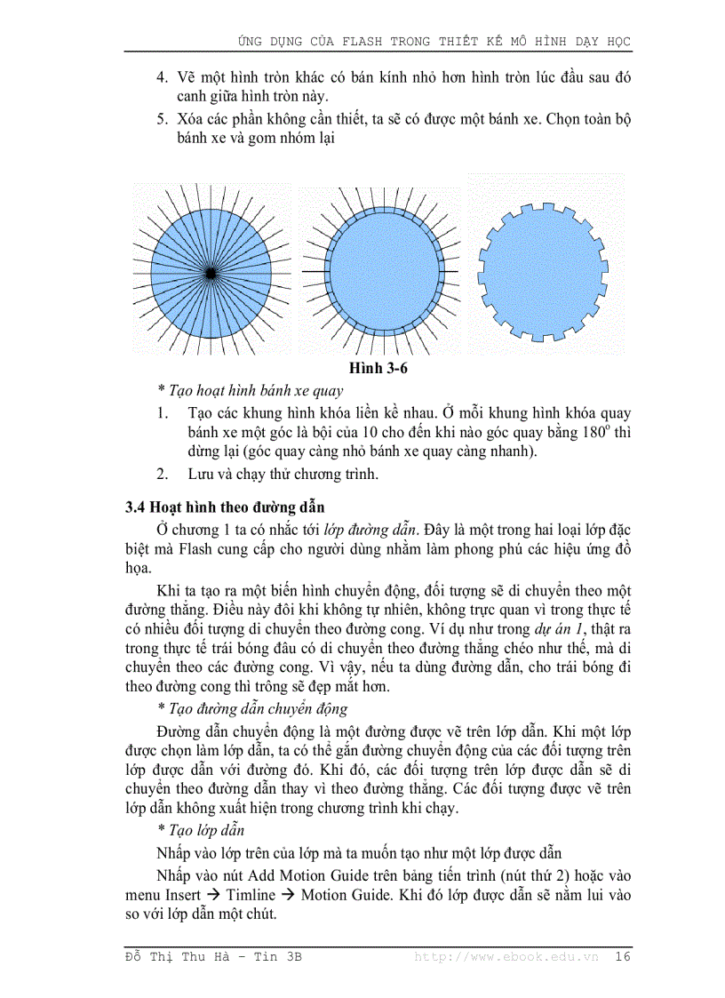 image for page Ứng dụng của Flash trong thiết kế mô hình dạy học
