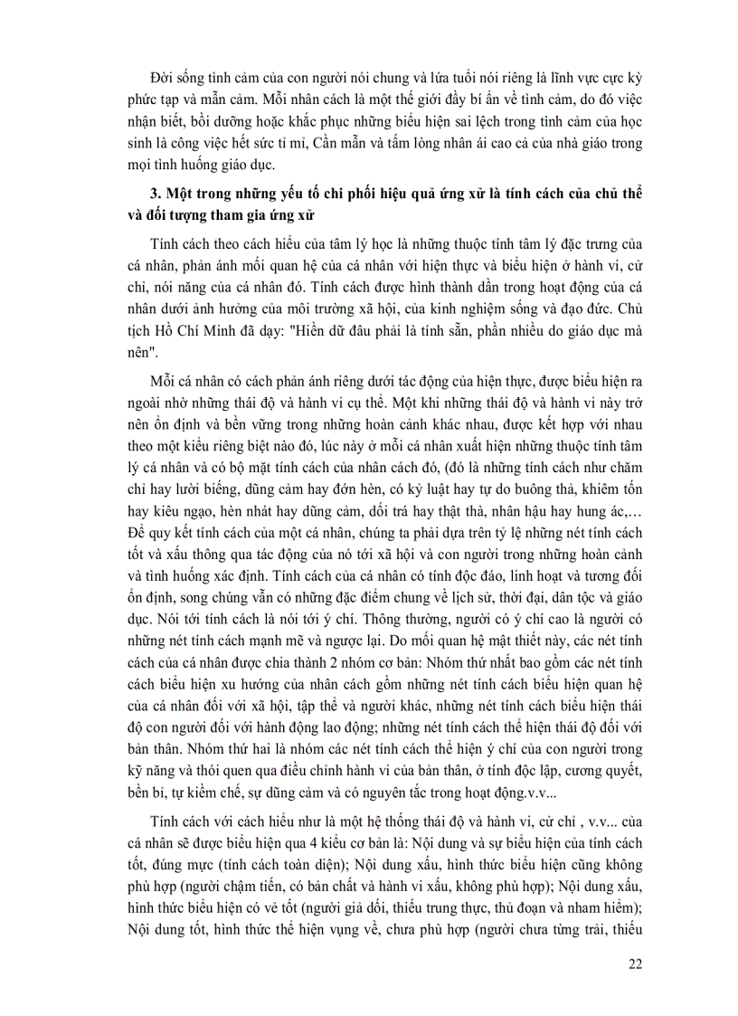 image for page Ứng xử sư phạm