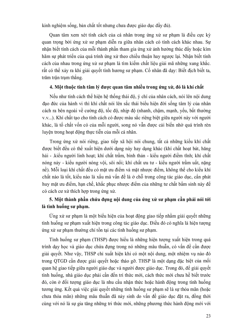 image for page Ứng xử sư phạm