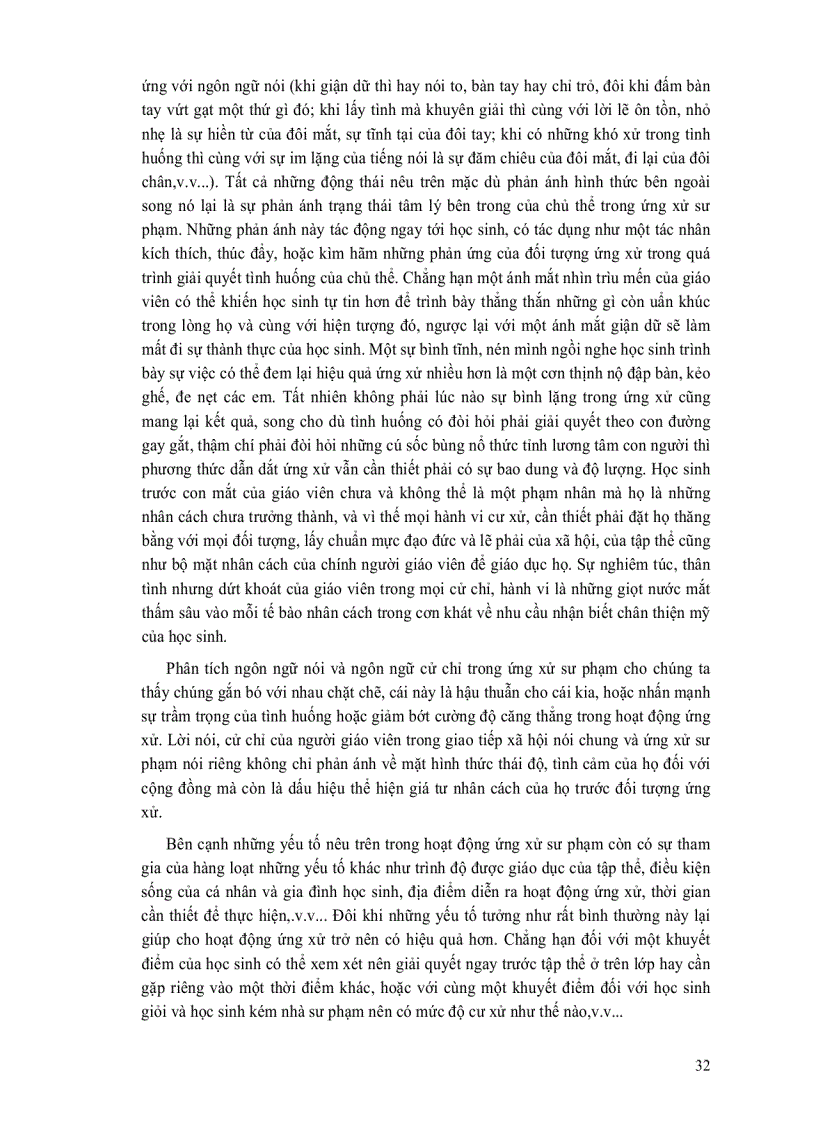 image for page Ứng xử sư phạm