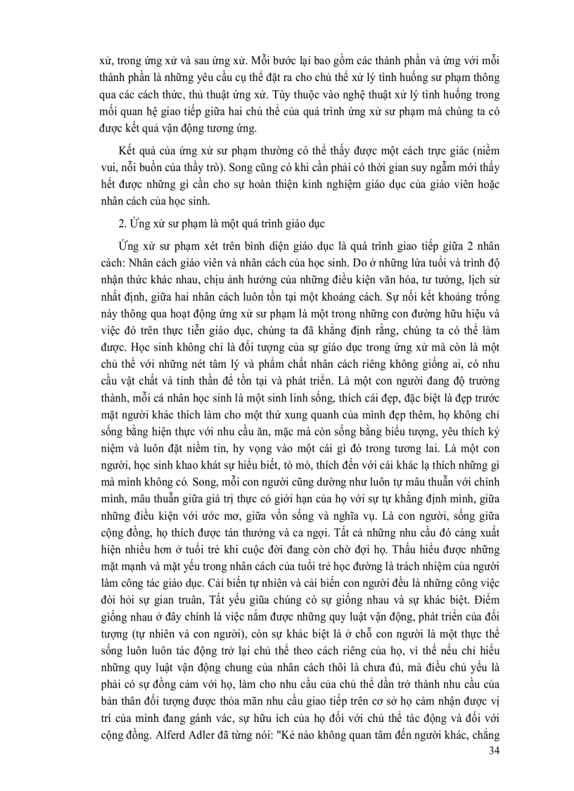 image for page Ứng xử sư phạm