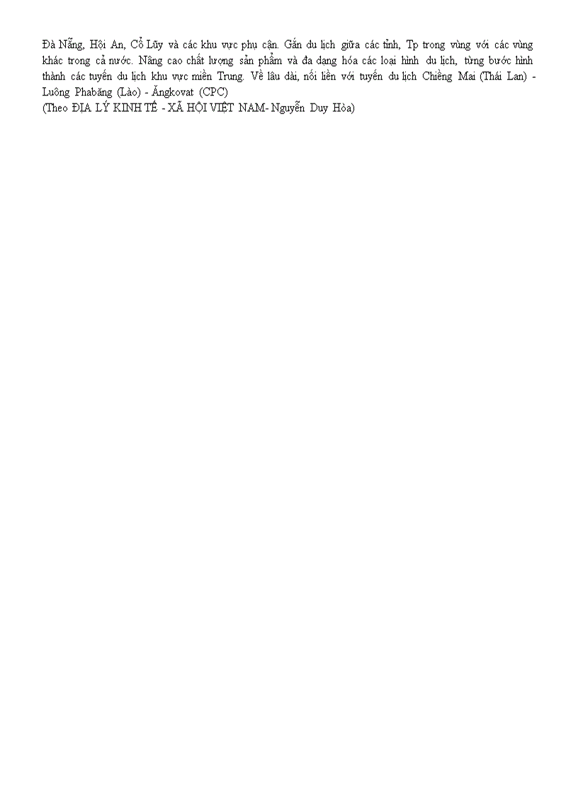 image for page Vùng kinh tế trọng điểm miền Trung