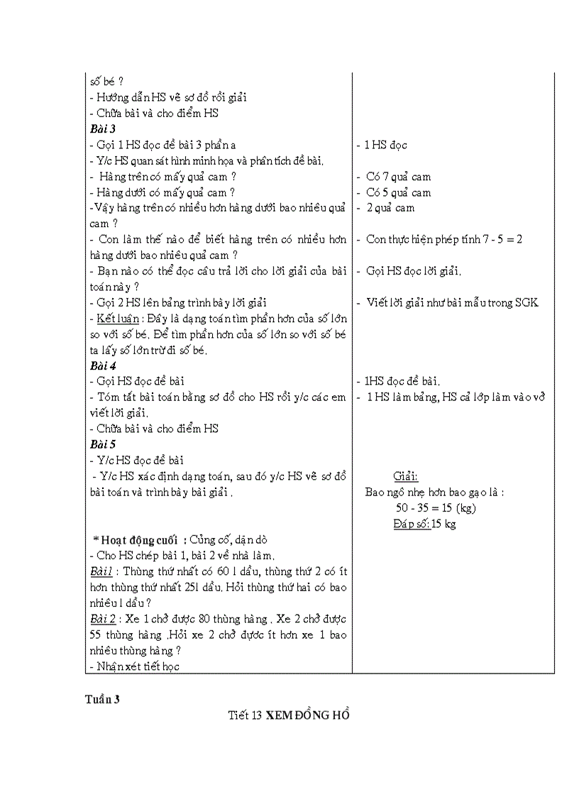 image for page 1 Môn toán lớp 3 T1 4