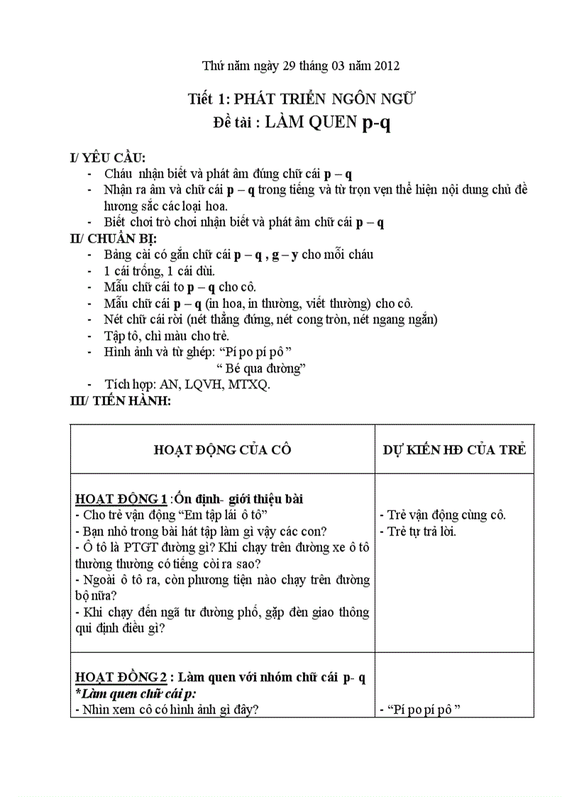 image for page 1 số PTGT Tuần 29