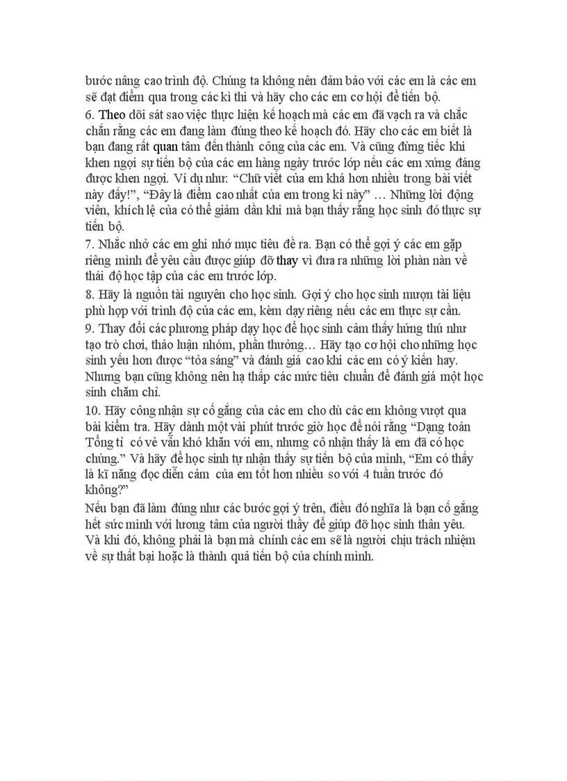 image for page 10 chú ý giúp học sinh yếu kém trở thành học sinh giỏi