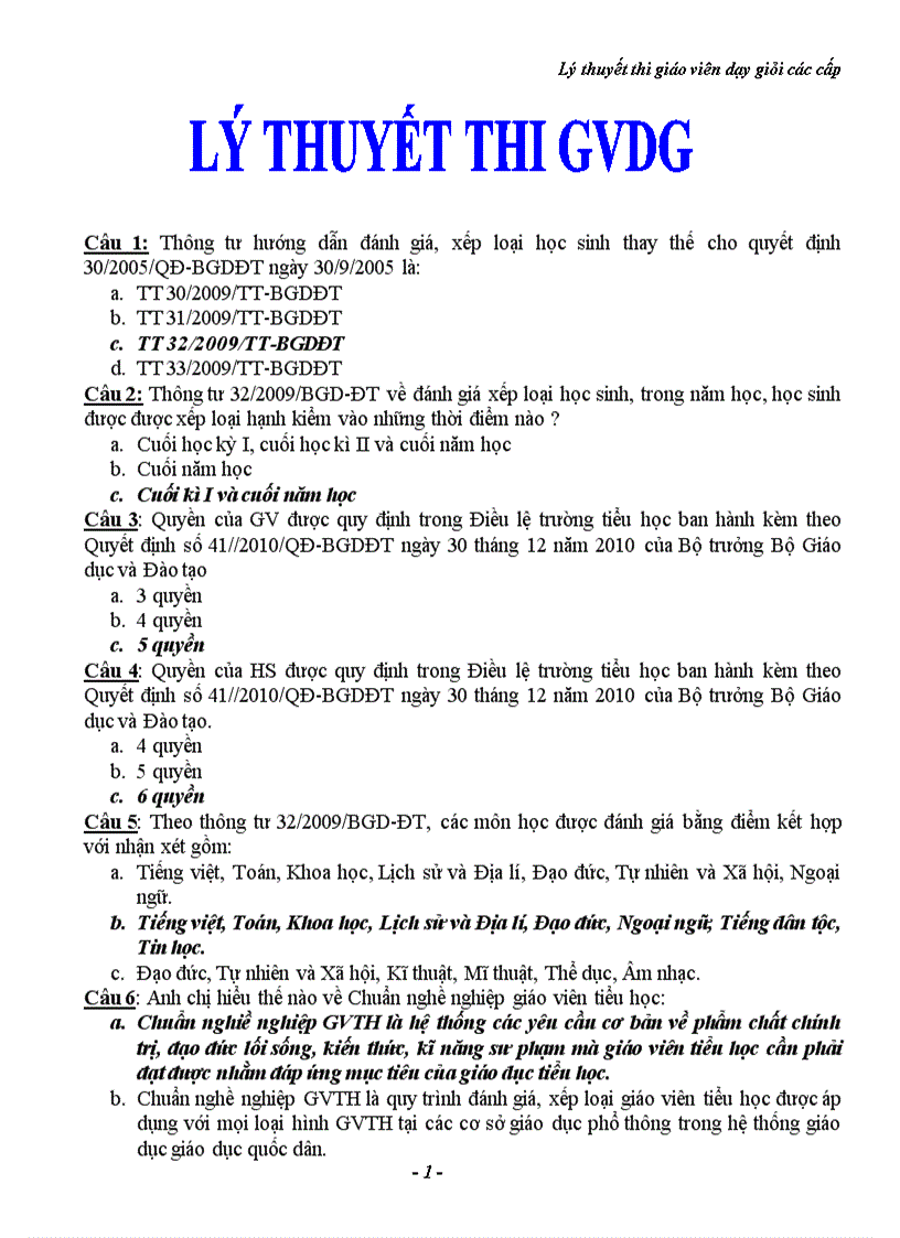 image for page 100 câu hỏi thi gvg