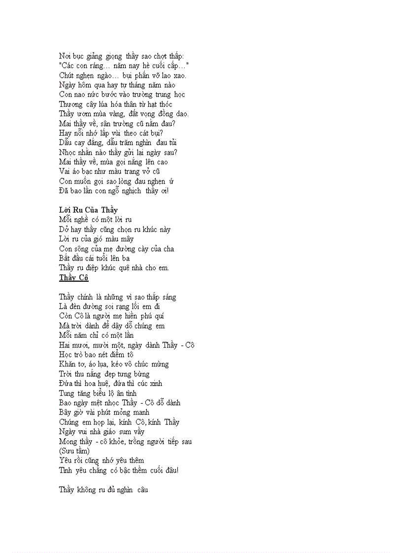 image for page 100bai tho viet ve thay co