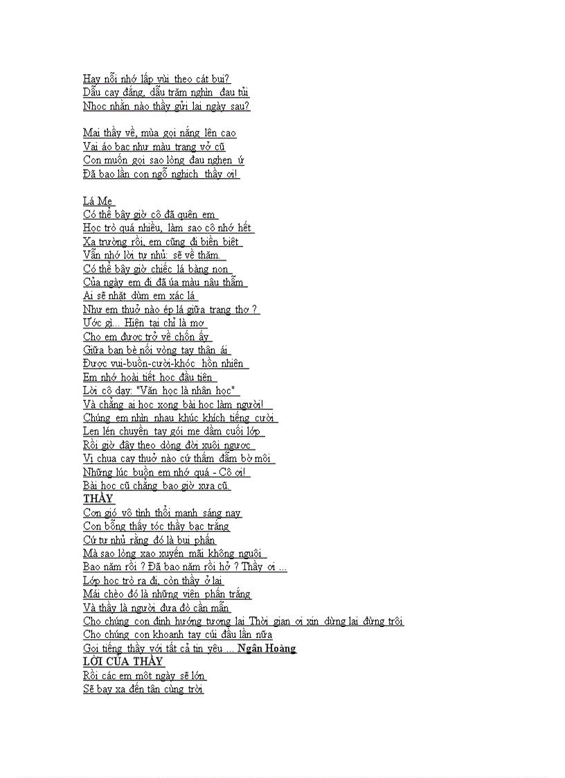 image for page 100bai tho viet ve thay co