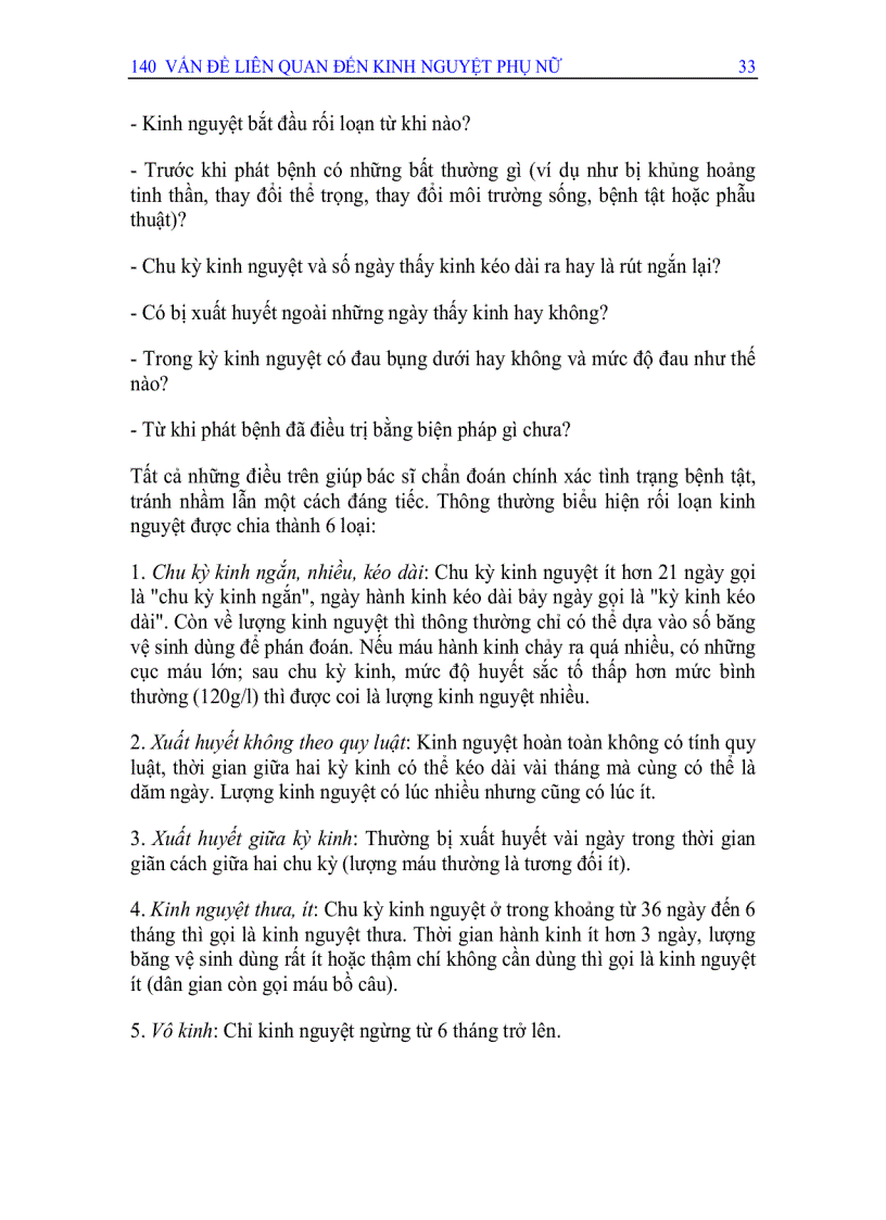 image for page 140 Vấn Đề Liên Quan Đến Kinh Nguyệt Phụ Nữ