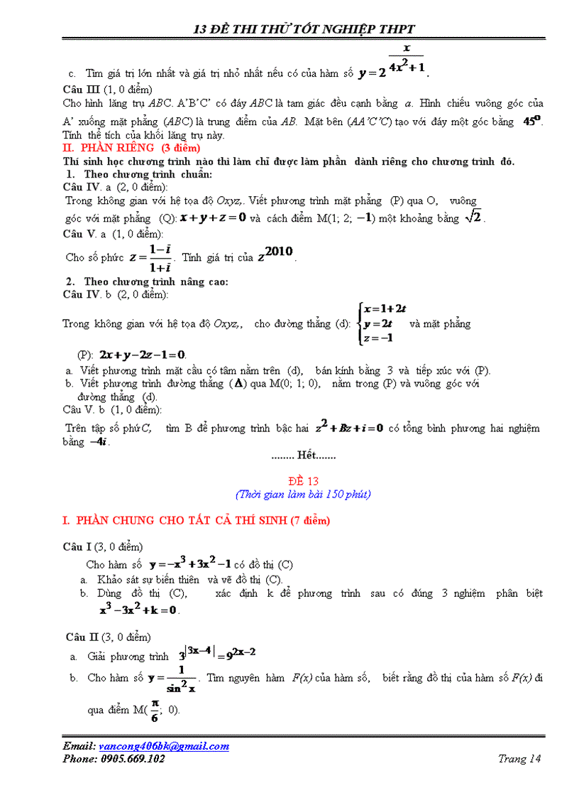 image for page 17 Đề Ôn Thi Tốt Nghiệp Lớp 12
