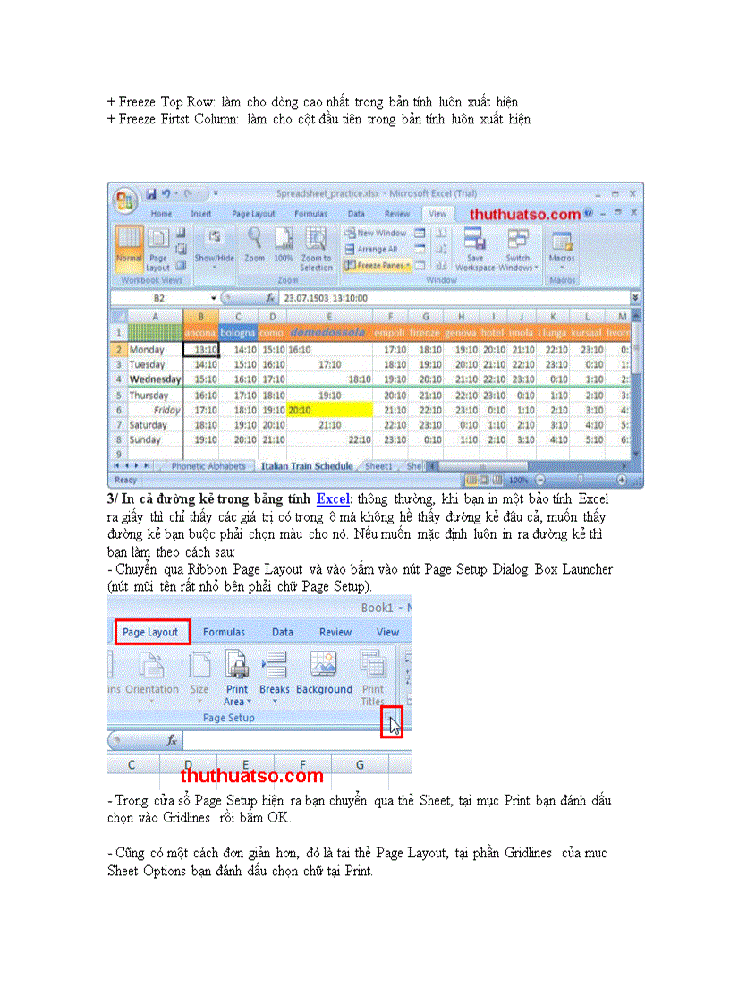 4 Thủ thuật Excel 2007 tuyệt hay TL Th2 11