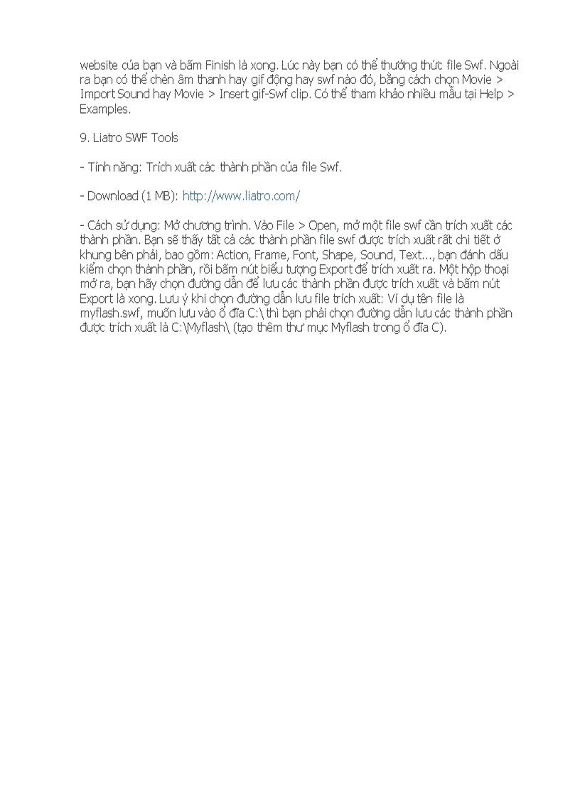 image for page 9 phần mềm thiết kế flash Tạo banner cho Website