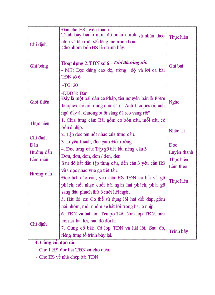 image for page Âm nhạc 6 Tiết 20