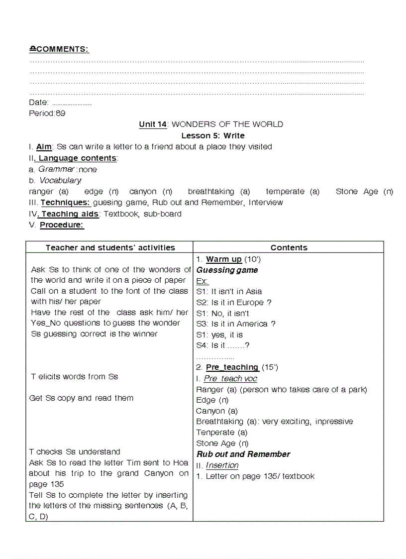 image for page Anh 8 unit 14