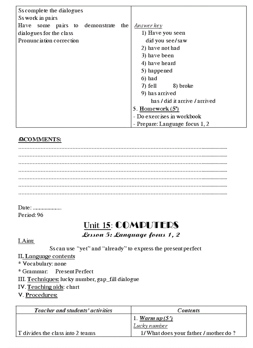 image for page Anh 8 unit 15