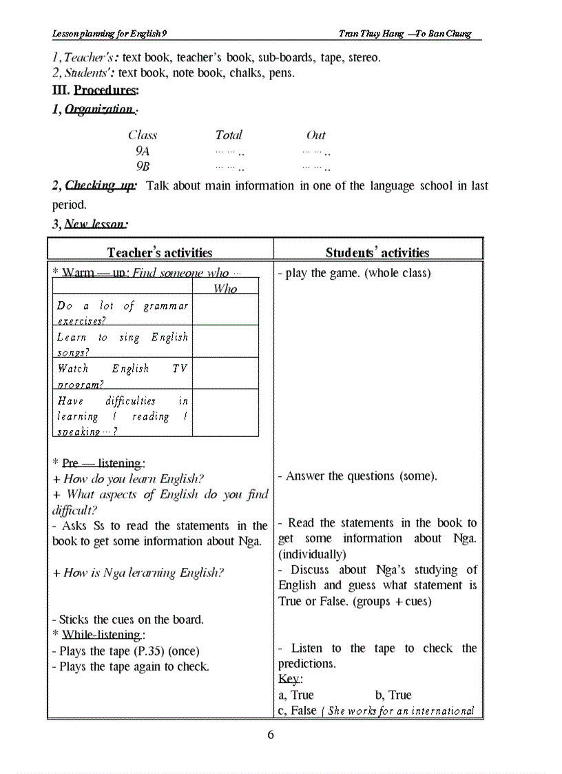 image for page Anh 9 hoc ky 2 08 09