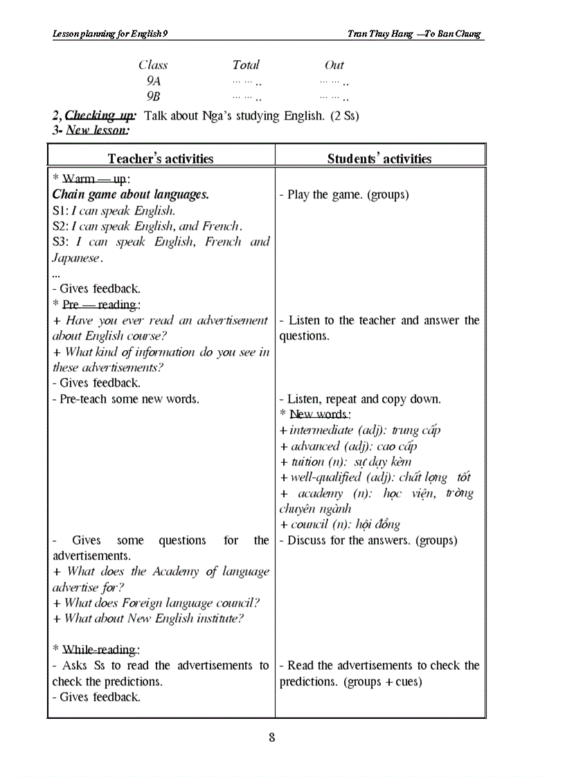 image for page Anh 9 hoc ky 2 08 09