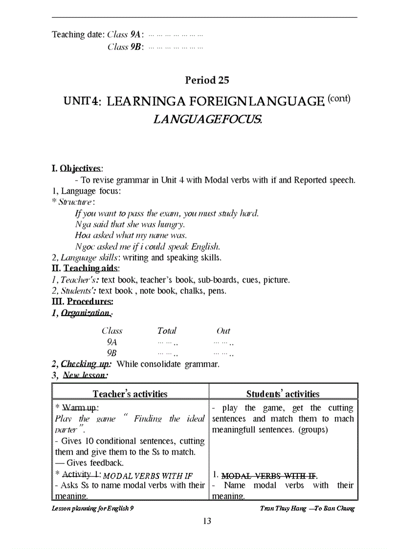 image for page Anh 9 hoc ky 2 08 09