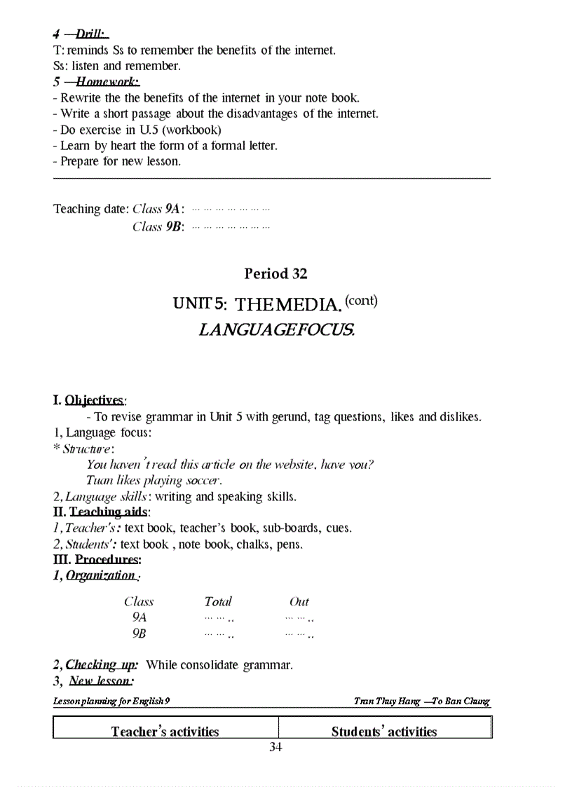 image for page Anh 9 hoc ky 2 08 09