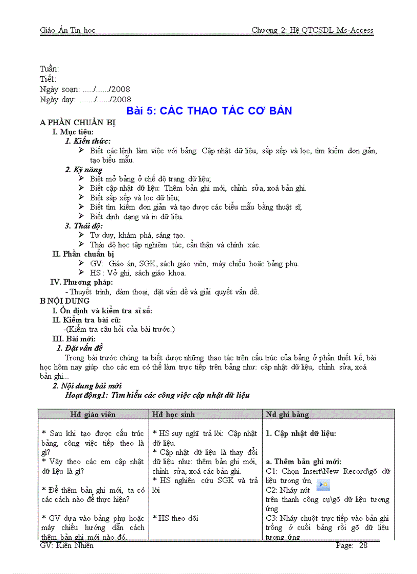 image for page Bài 3 Giới thiệu Về Access