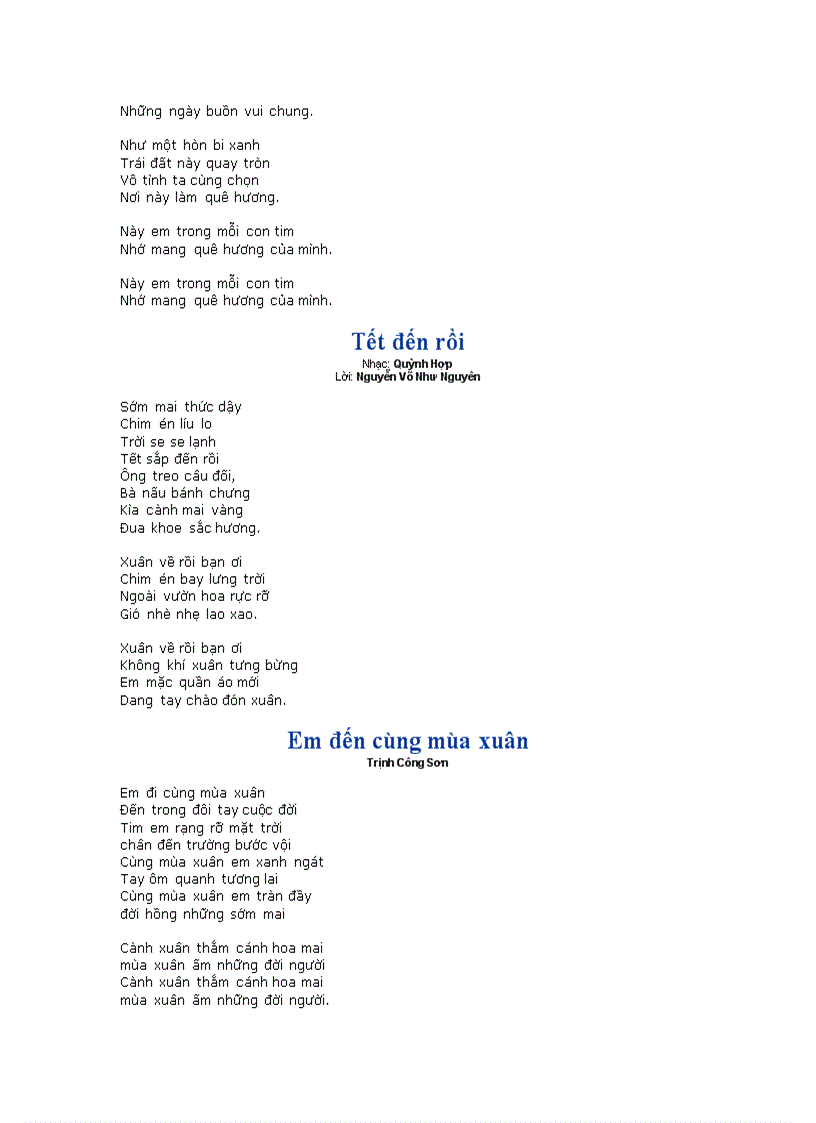 image for page Bài hát thiếu nhi