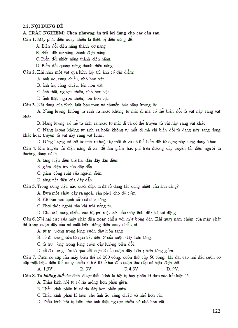 image for page Bài liệu tập huấn biên soạn đề kt