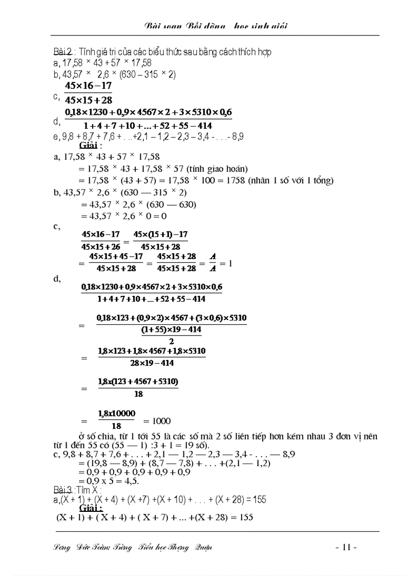 image for page Bài soạn bồi dưỡng HSG