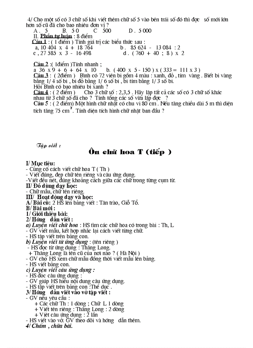 image for page Bai soan lop 3