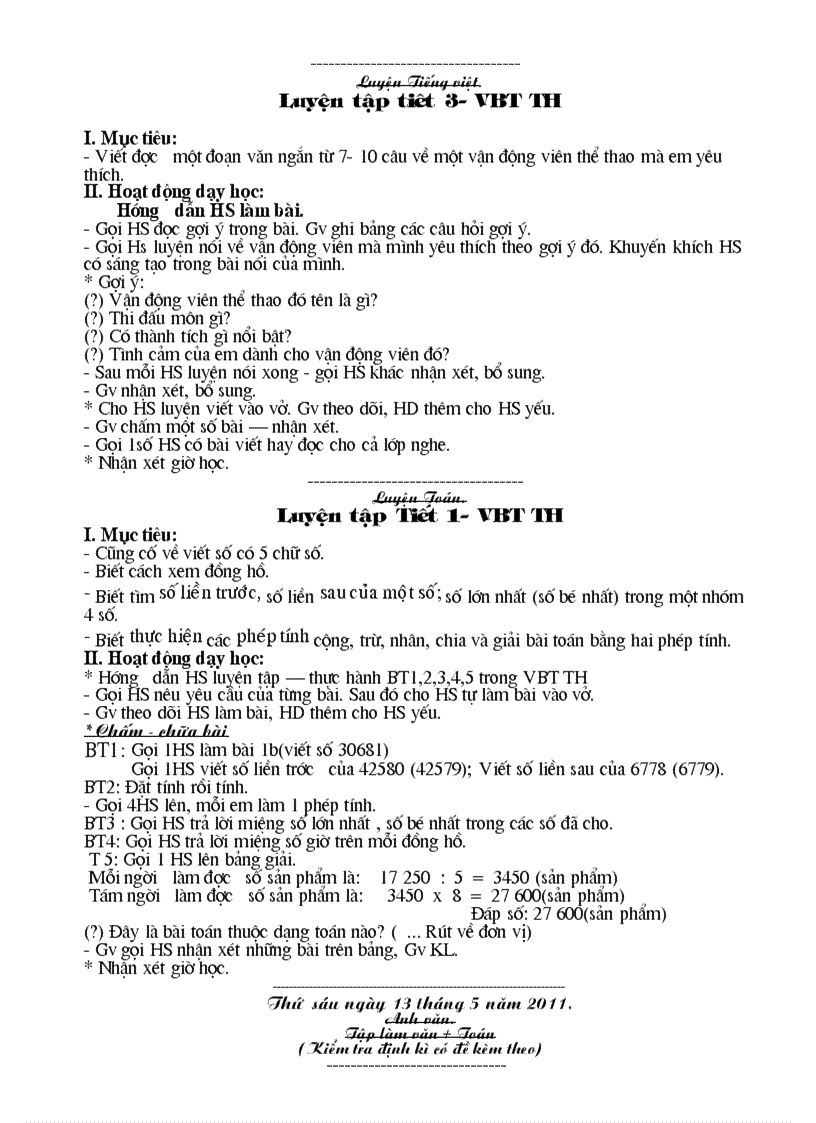 image for page Bai soan lop 3