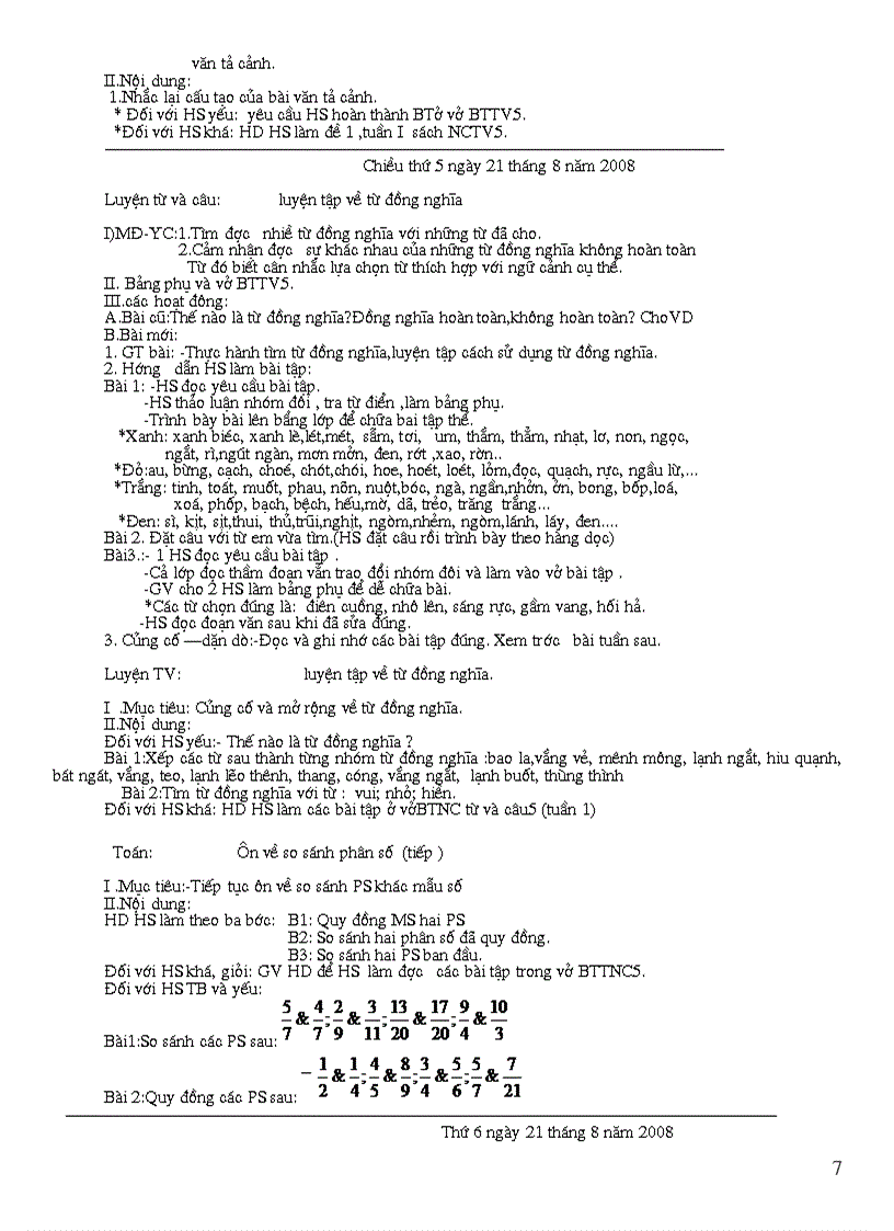 image for page Bai soan lop 5