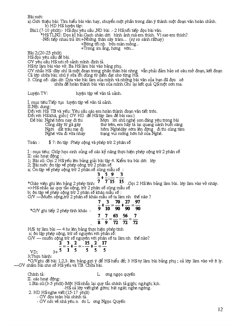 image for page Bai soan lop 5