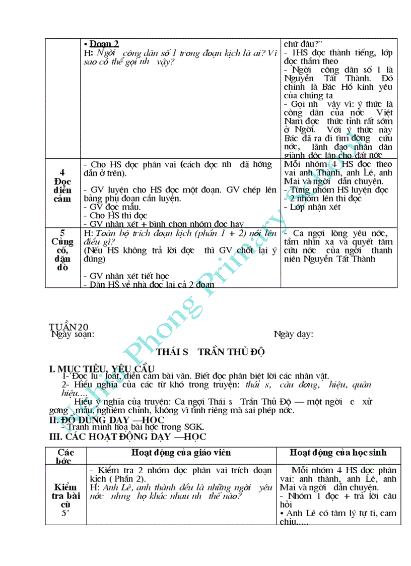 image for page Bài soạn Tập đọc 5 cả năm