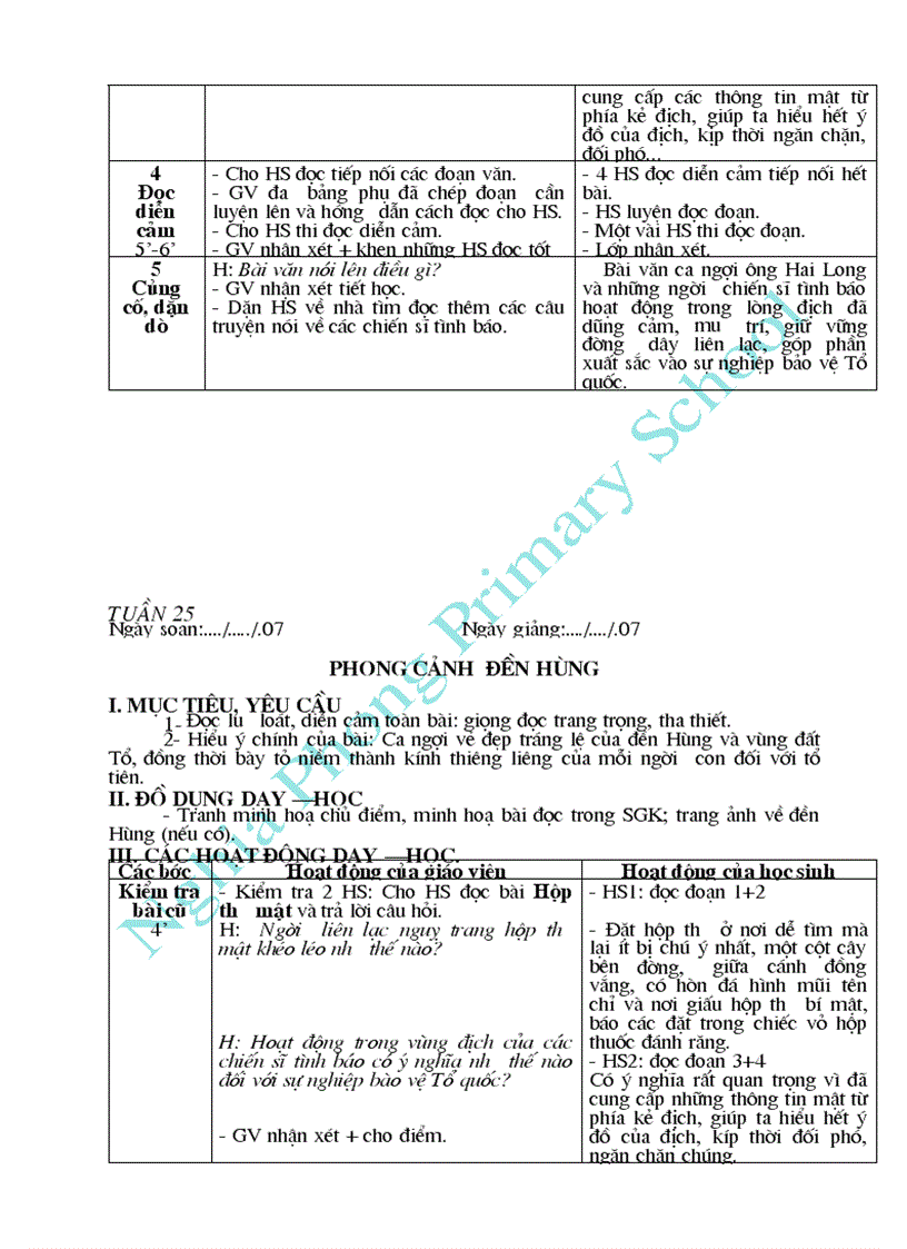 image for page Bài soạn Tập đọc 5 cả năm
