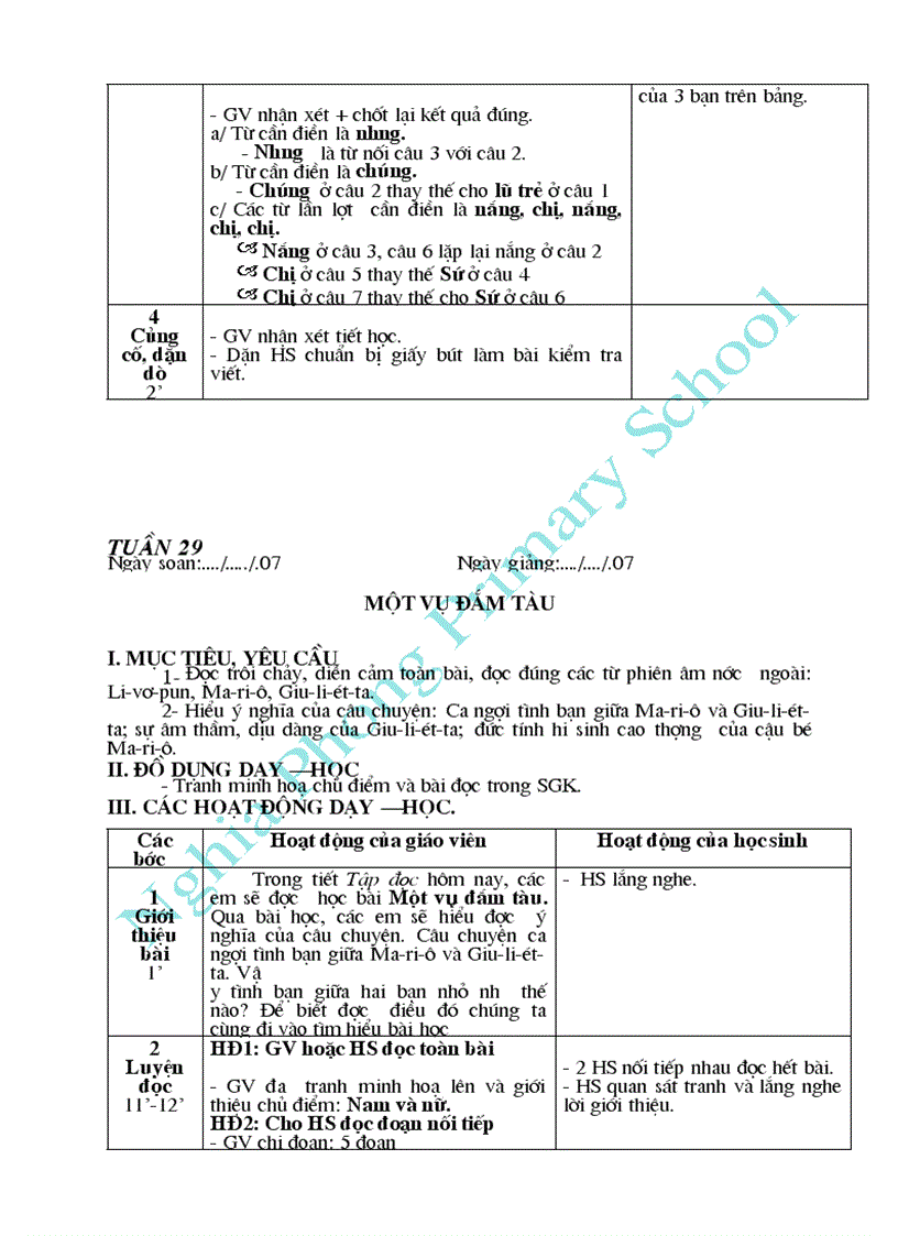 image for page Bài soạn Tập đọc 5 cả năm
