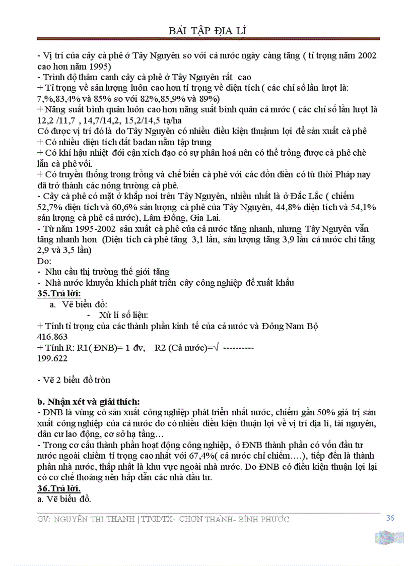 image for page Bài tập Địa Lí ôn tập kỹ năng vẽ biểu đồ