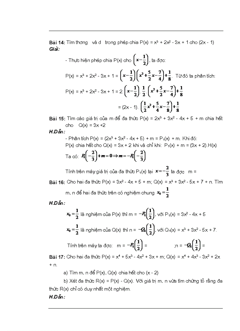 image for page Bai tap giai toan tren may tinh Casio