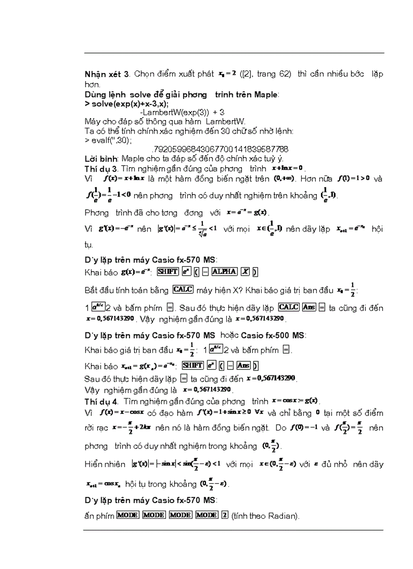 image for page Bai tap giai toan tren may tinh Casio