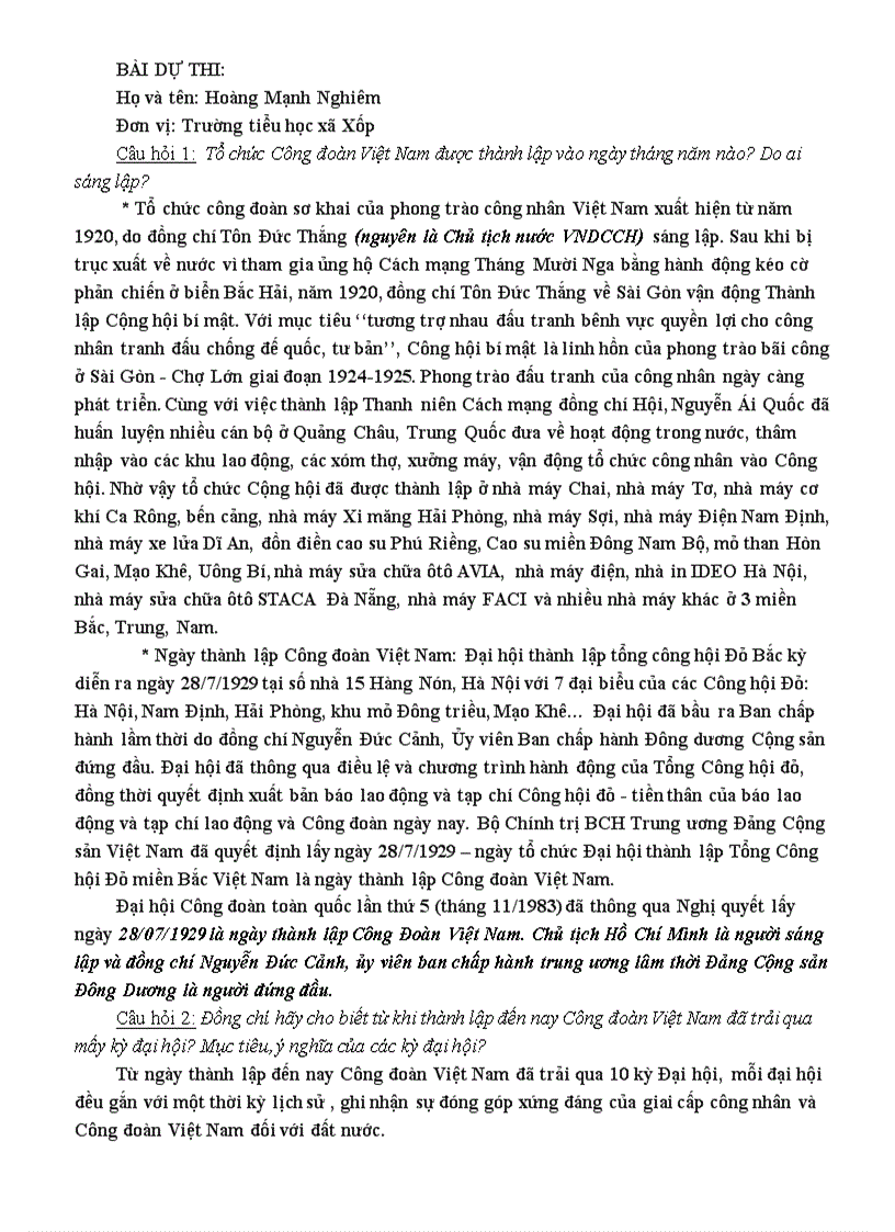 image for page Bai thi