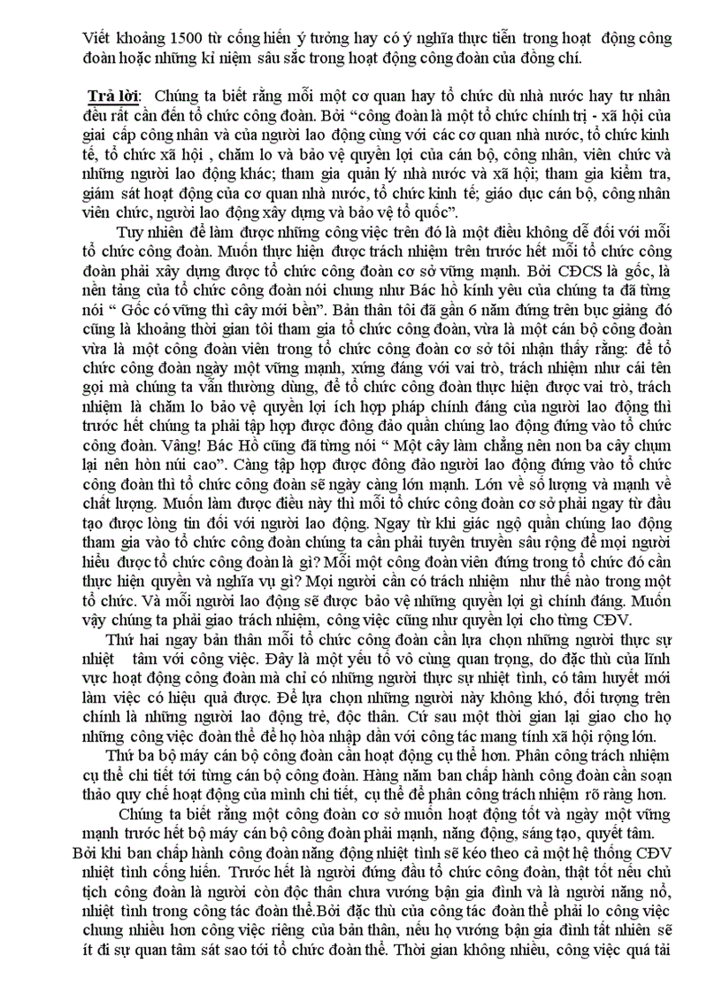 image for page Bài viết về Công Đoàn