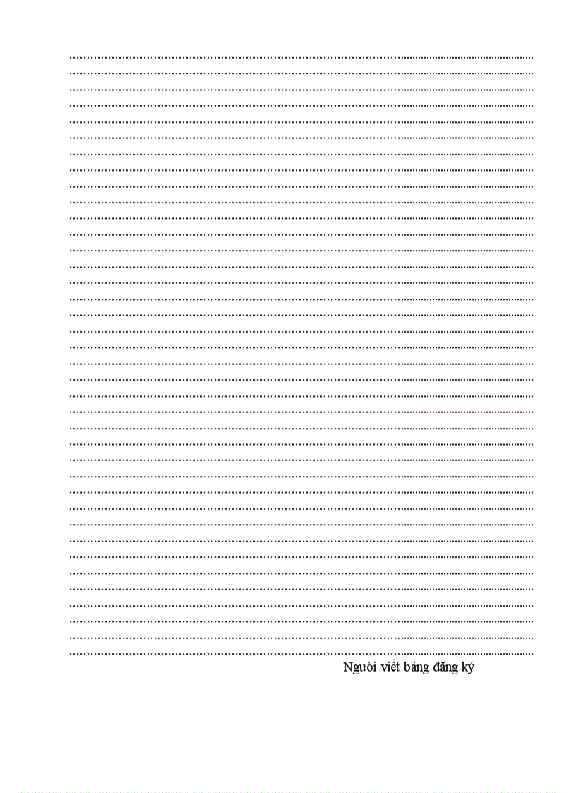 image for page Bản đăng ký cá nhân làm theo Bác