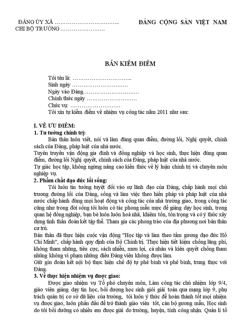 Ban kiem diem dang vien cuoi nam