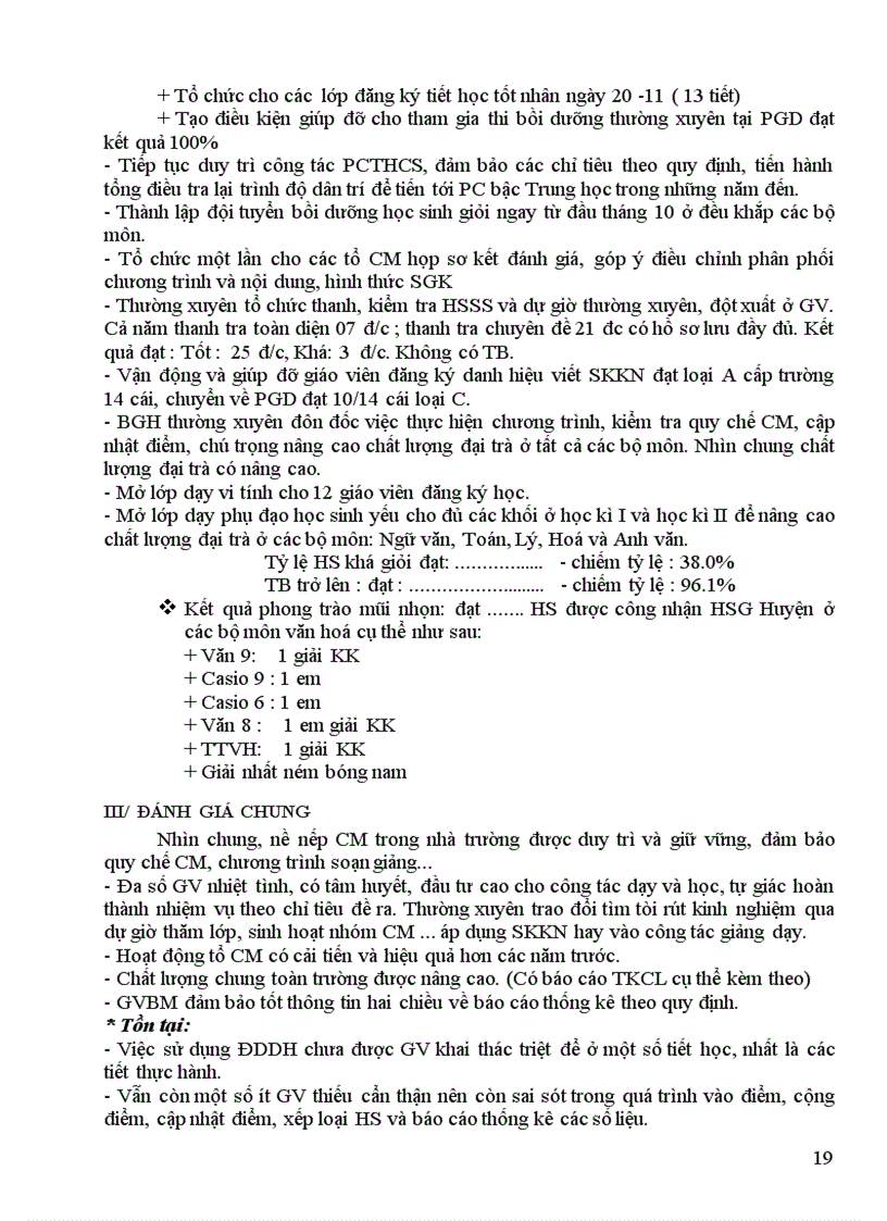 image for page Báo cáo công tác đội tháng 3