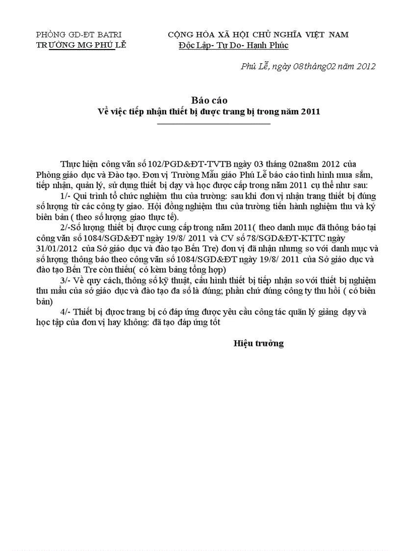 image for page Bao cao nghiem thu thiet bi